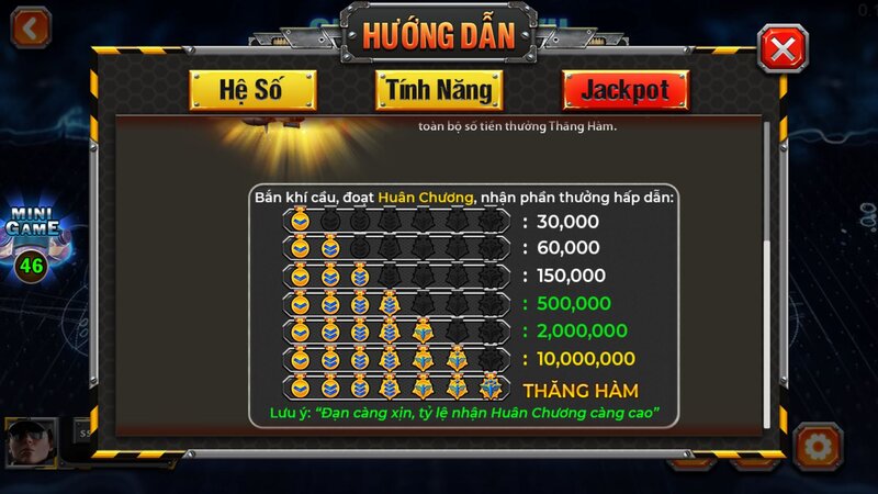 Tính năng săn boss với thưởng siêu lớn